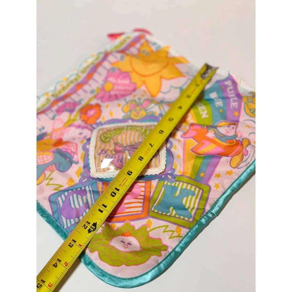 Vintage 94' Cabbage Patch Kids lovey blanket BabyLand Growth Chart Peek a Boo